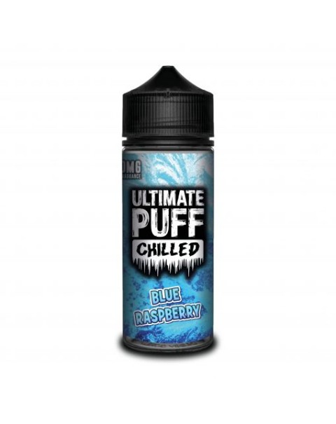 BLUE RASPBERRY E LIQUID BY ULTIMATE PUFF CHILLED 100ML 70VG