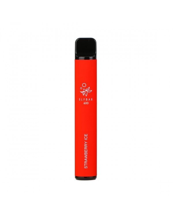 Strawberry Ice Elfbar / Elf Bar 600 Puffs Disposab...