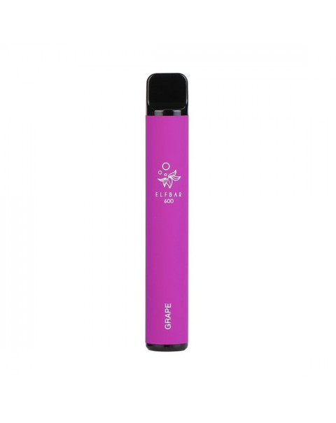 Grape Elfbar / Elf Bar 600 Puffs Disposable Vape