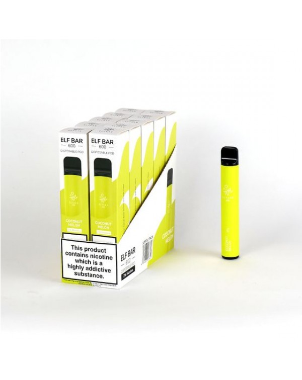 Coconut Melon Elfbar / Elf Bar 600 Puffs Disposabl...