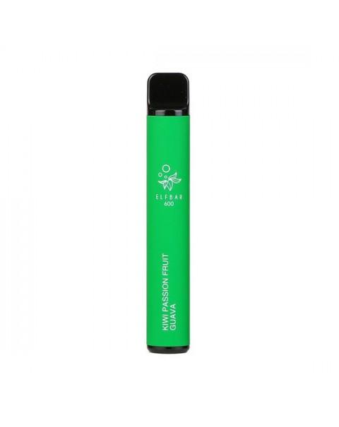 Kiwi Passion Fruit Guava Elfbar / Elf Bar 600 Puffs Disposable Vape