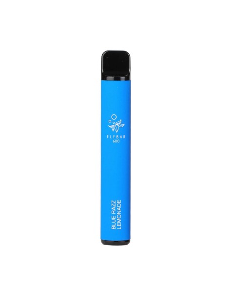 Blue Razz Lemonade Elfbar / Elf Bar 600 Puffs Disposable Vape