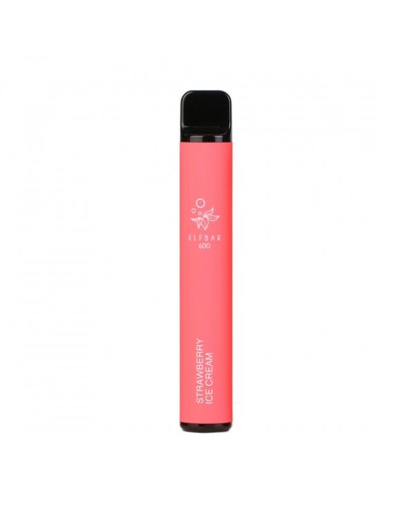 Strawberry Ice Cream Elfbar / Elf Bar 600 Puffs Di...