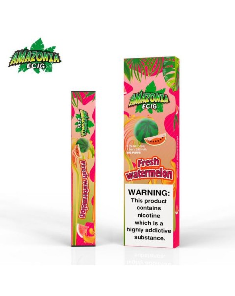 FRESH WATERMELON BY AMAZONIA 20MG - 300 PUFFS DISPOSABLE POD