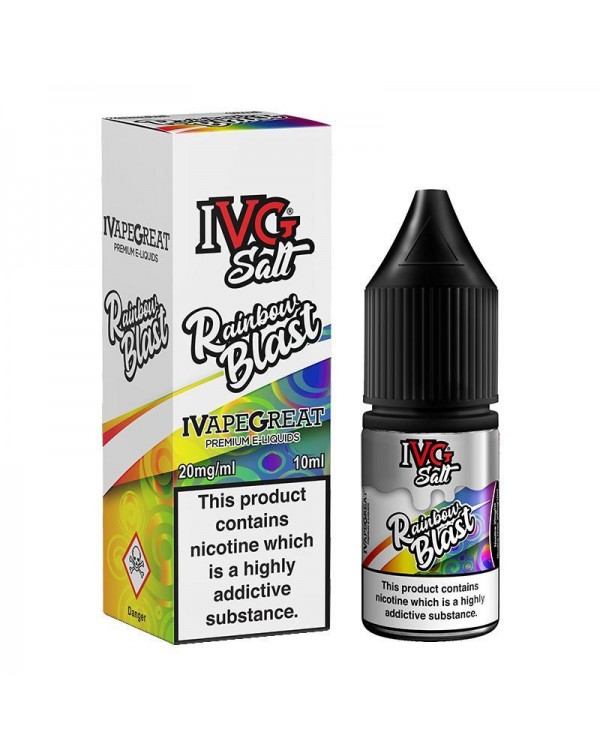 RAINBOW BLAST NIC SALT E-LIQUID BY I VG