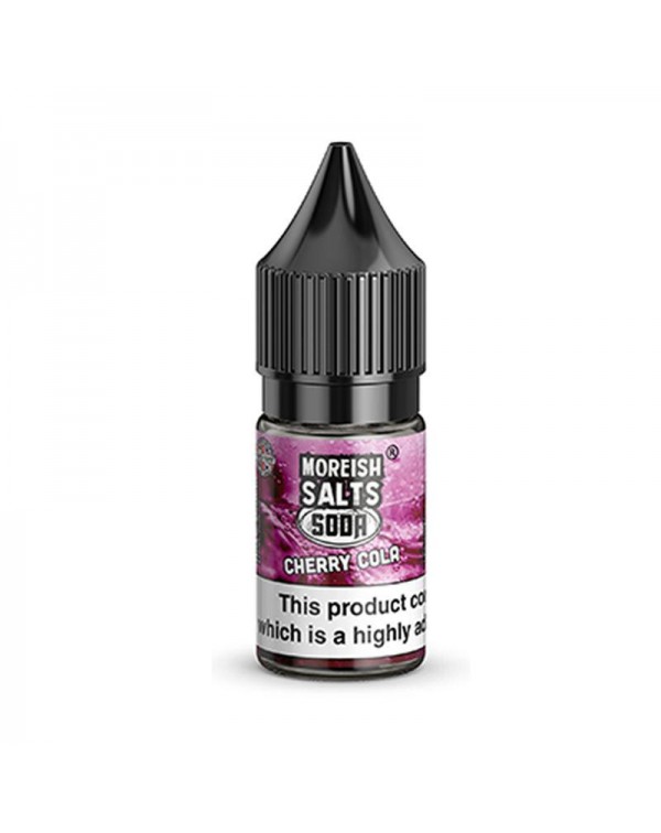 CHERRY COLA SODA NICOTINE SALT E-LIQUID BY MOREISH...