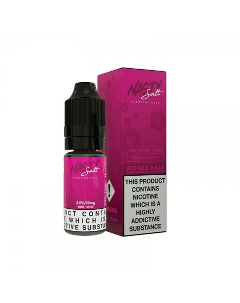 WICKED HAZE NICOTINE SALT E-LIQUID BY NASTY SALT