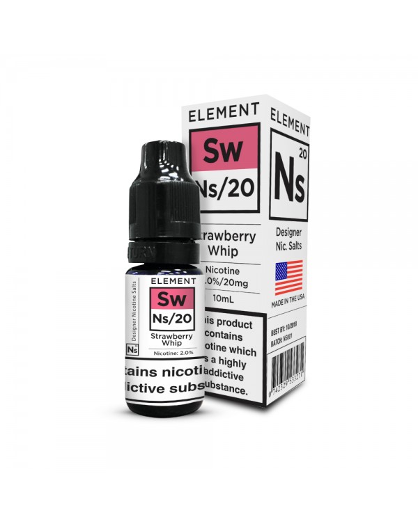 STRAWBERRY WHIP NICOTINE SALT E-LIQUID BY NS20 - E...