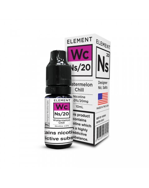 WATERMELON CHILL NICOTINE SALT E-LIQUID BY NS20 - ELEMENT