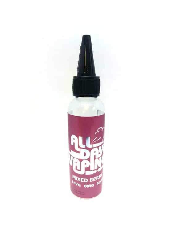 MIXED BERRIES E LIQUID BY ALL DAY VAPING 50ML 70VG