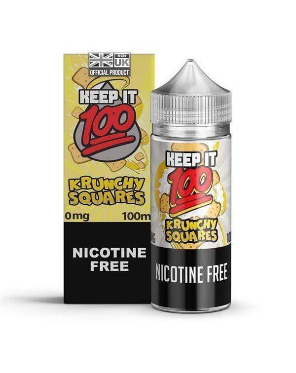 KRUNCHY SQUARES E LIQUID BY KEEP IT 100 100ML 70VG