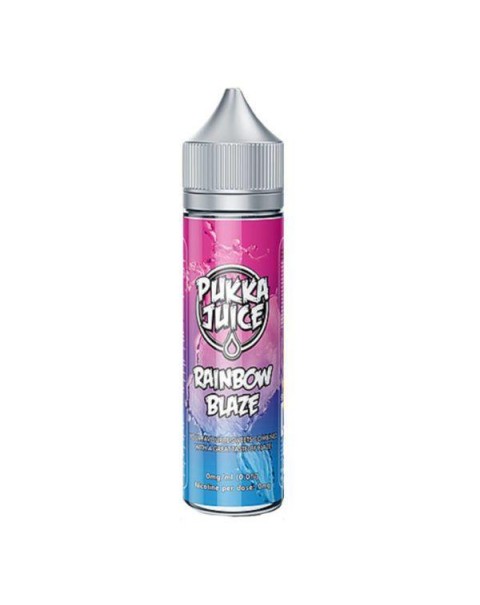 RAINBOW BLAZE E LIQUID BY PUKKA JUICE 50ML 70VG