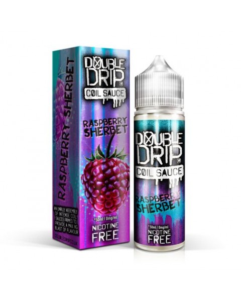 RASPBERRY SHERBET E LIQUID BY DOUBLE DRIP 50ML 80VG