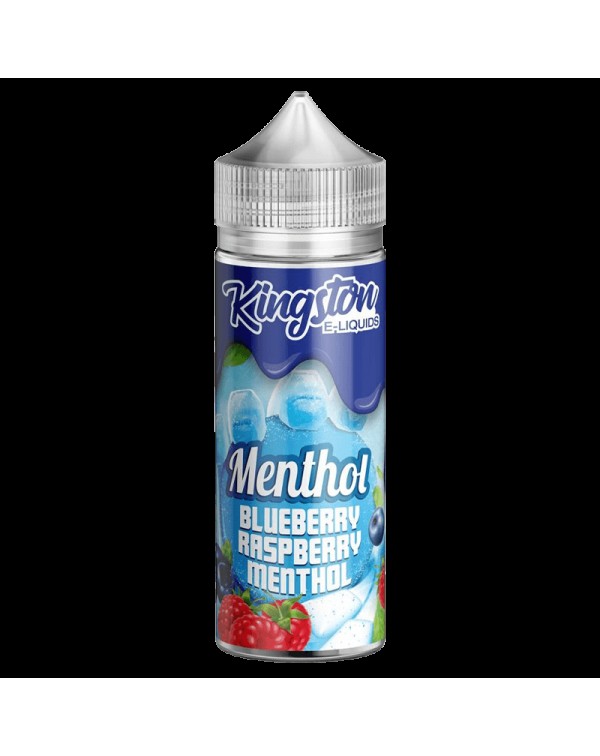 BLUEBERRY RASPBERRY E LIQUID KINGSTON MENTHOL 100M...