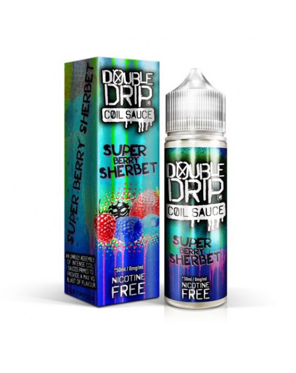 SUPER BERRY SHERBET E LIQUID BY DOUBLE DRIP 50ML 8...