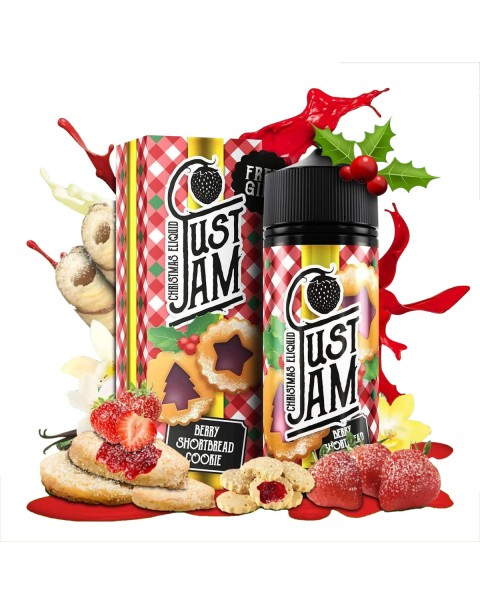 BERRY SHORTBREAD COOKIE E LIQUID BY JUST JAM 100ML 80VG